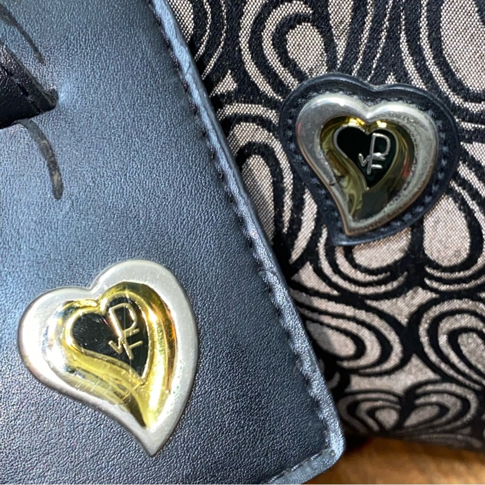 vtg DVF • Diane von Furstenburg • All-over Hearts Doctor Bag w Feet - Picture 9 of 13